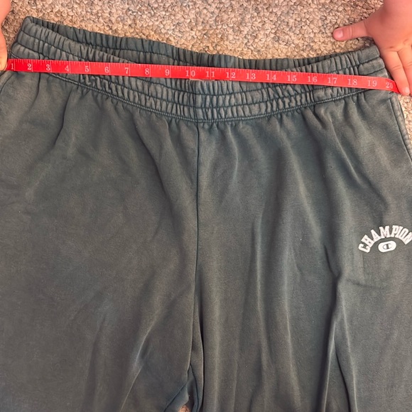 NWOT Champion Green Sweatpants with Elastic Waistband - Picture 7 of 11